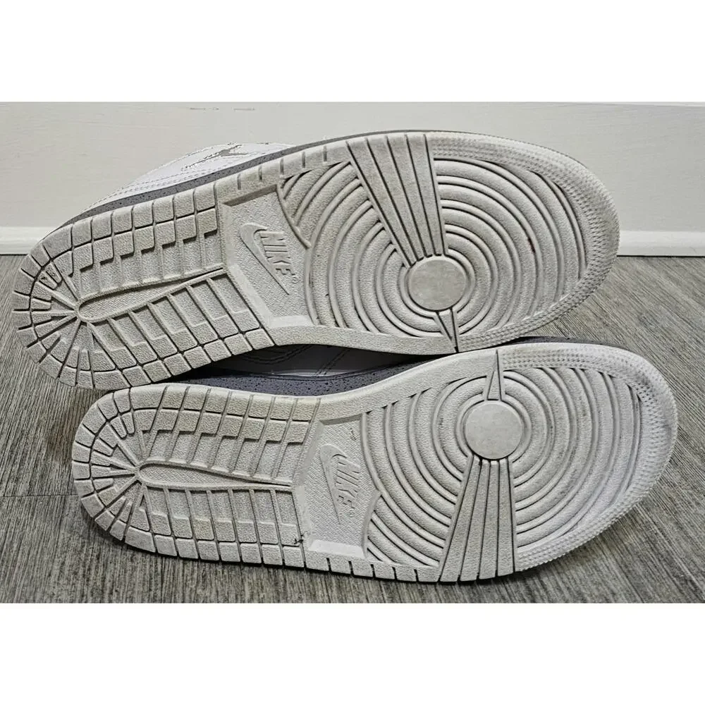 Nike Air Jordan 1 Flight Low White Cement 350610-107 Women's Size 7 Used